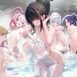 This is a pixiv picture whose title is ミレニアムセミナー＋トキ♨️(健全用).