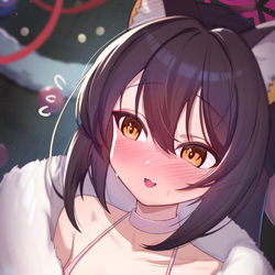 This is a pixiv picture whose title is 🎄.