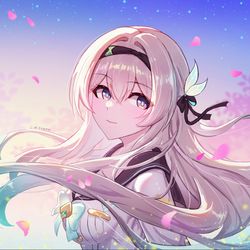 This is a pixiv picture whose title is 流萤.