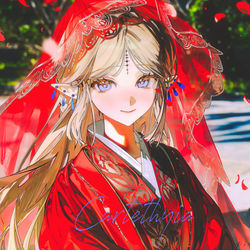 This is a pixiv picture whose title is 中式婚礼.