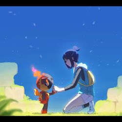 This is a pixiv picture whose title is リコとカルボウ.