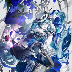 This is a pixiv picture whose title is MIKU WITH YOU 2025.