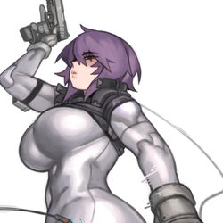 This is a pixiv picture whose title is Ghost in the Shell Motoko Kusana.