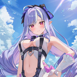 This is a pixiv picture whose title is 薇薇安💜.