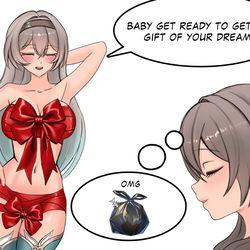 This is a pixiv picture whose title is Christmas gift.