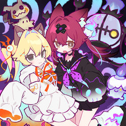 This is a pixiv picture whose title is Halloween🎃.