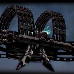 This is a pixiv picture whose title is バルテウス君！君ちょっと描きづらいよ！？.