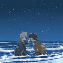 This is a pixiv picture whose title is 君の涙が、海になるまえに。.