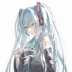 This is a pixiv picture whose title is 初音ミク.