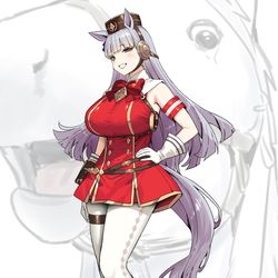 This is a pixiv picture whose title is ゴルシちゃん.