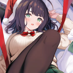 This is a pixiv picture whose title is 少しだけクリスマス気分に.