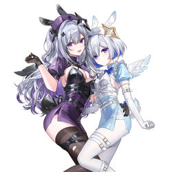 This is a pixiv picture whose title is かなた＆こなた.