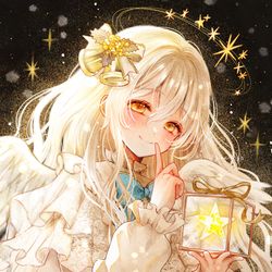 This is a pixiv picture whose title is 聖夜の贈り物.