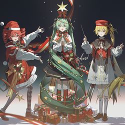 This is a pixiv picture whose title is 🎄 🎄 🎄.