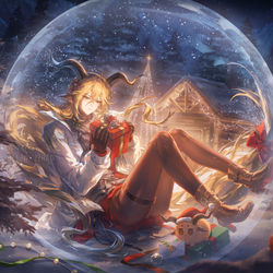 This is a pixiv picture whose title is Merry Christmas.
