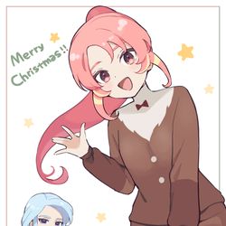 This is a pixiv picture whose title is 来夏ちゃんと四川堂先輩.