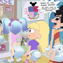 This is a pixiv picture whose title is Diaper Brat Prep School.