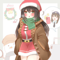 This is a pixiv picture whose title is 装う。(2025.Xmas).