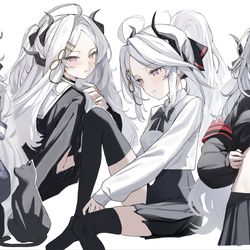 This is a pixiv picture whose title is 🤍❄️🎄.