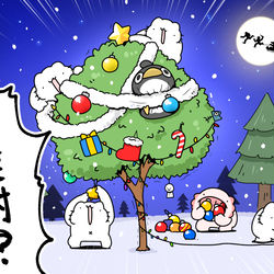This is a pixiv picture whose title is クリスマスツリー.