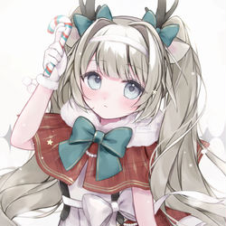 This is a pixiv picture whose title is 🦌.