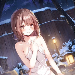 This is a pixiv picture whose title is かよちゃんとあったか温泉旅行.