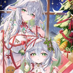 This is a pixiv picture whose title is 圣诞草全年龄🎄🎄🎄🎄🎄🎄.