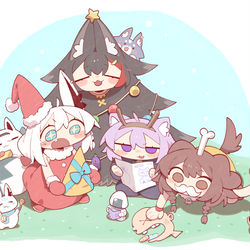 This is a pixiv picture whose title is 늦은 크리스마스.