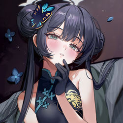 This is a pixiv picture whose title is 🦋.