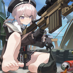 This is a pixiv picture whose title is 腿皇M200.