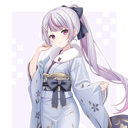 This is a pixiv picture whose title is 晴れ着みみたや🎍🐰🍭.