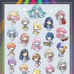 This is a pixiv picture whose title is セカイシンフォニー2025.