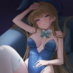 This is a pixiv picture whose title is 💙.