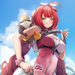 This is a pixiv picture whose title is 水着柚葉.