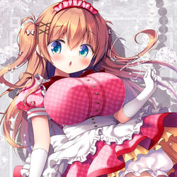 This is a pixiv picture whose title is メイドあかりちゃん♡.