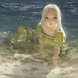 This is a pixiv picture whose title is イルーシャ😭.