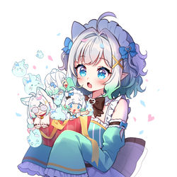 This is a pixiv picture whose title is Mint Fantome rkgk log2.