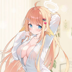 This is a pixiv picture whose title is シャツ シミコ.