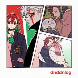 This is a pixiv picture whose title is ダンダダンlog2.