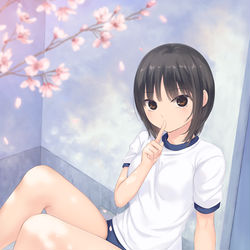 This is a pixiv picture whose title is 秘密の場所.