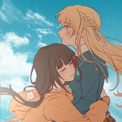 This is a pixiv picture whose title is 【ヘブバン】かれつか.