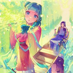 This is a pixiv picture whose title is 薬屋のひとりごと.