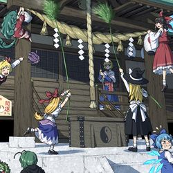 This is a pixiv picture whose title is お正月準備.