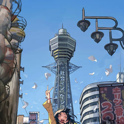 This is a pixiv picture whose title is 2025.