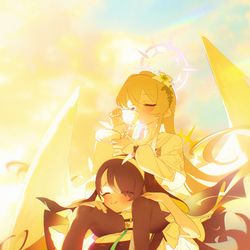 This is a pixiv picture whose title is 84日 ☕️.