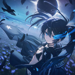 This is a pixiv picture whose title is 黑岩.