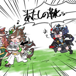 This is a pixiv picture whose title is ウマ詰め⑯.