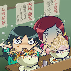 This is a pixiv picture whose title is 帰ってきた三浦ラーメン.