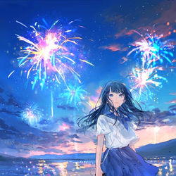 This is a pixiv picture whose title is 100年越しの君に恋を唄う。.