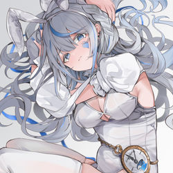 This is a pixiv picture whose title is 雨海ルカ.